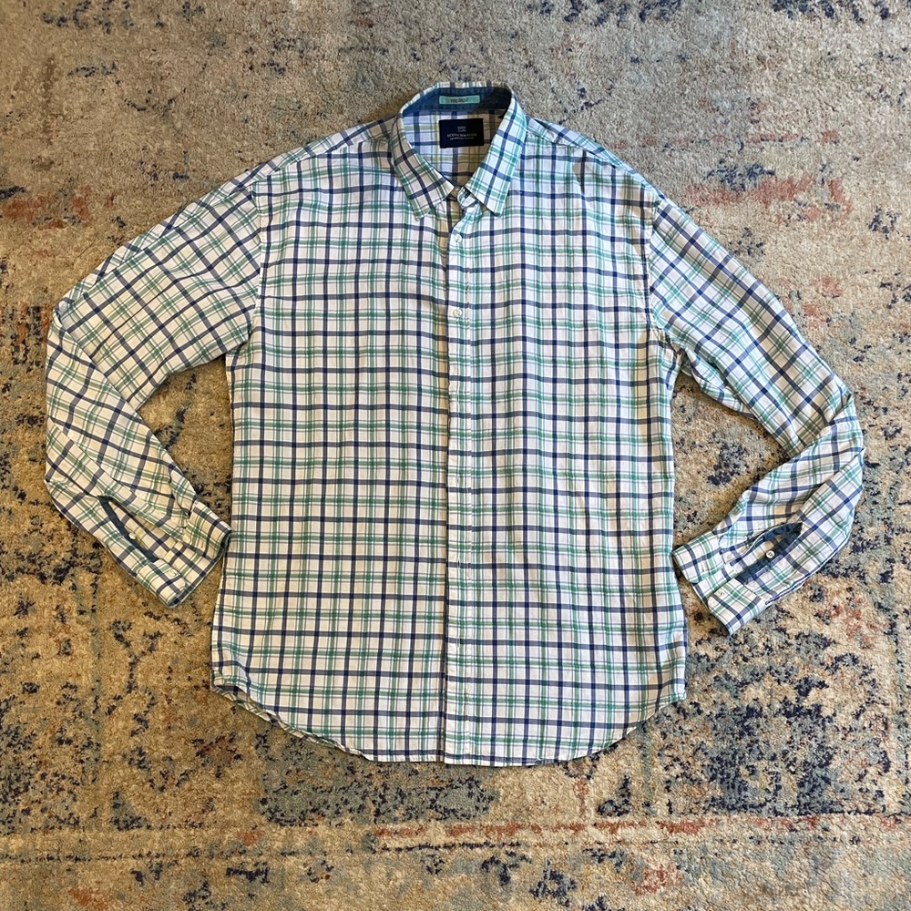 Scotch & Soda Plaid Casual Button Down Shirt